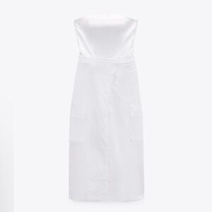 Strapless Cargo style dress